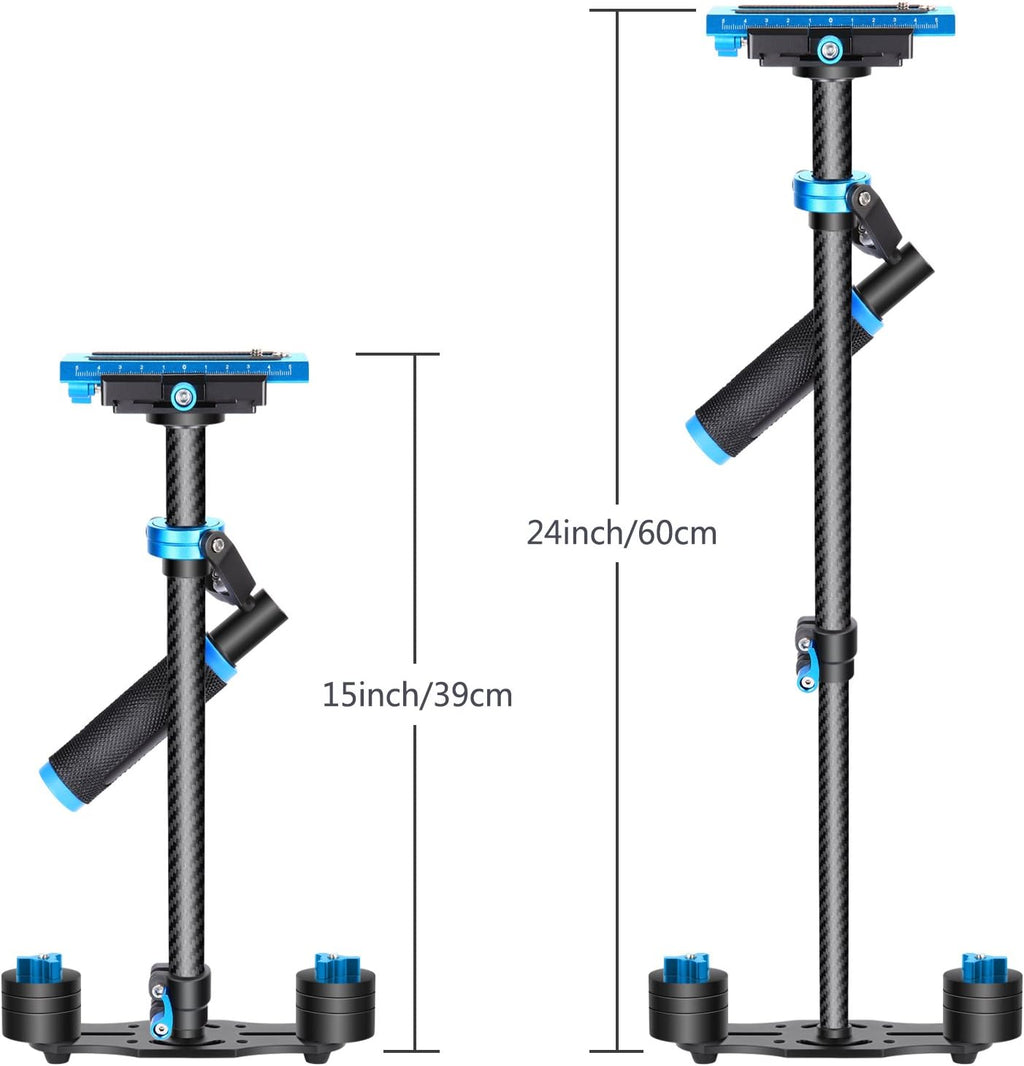 Carbon Fiber Handheld Stabilizer with Quick Release Plate, Pack of 2 U798