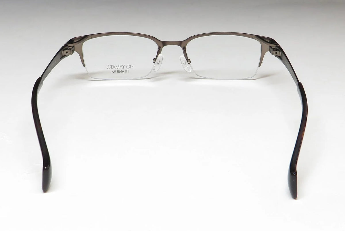 Titanium Metal Half-Rimless Eyeglass Frame U96682