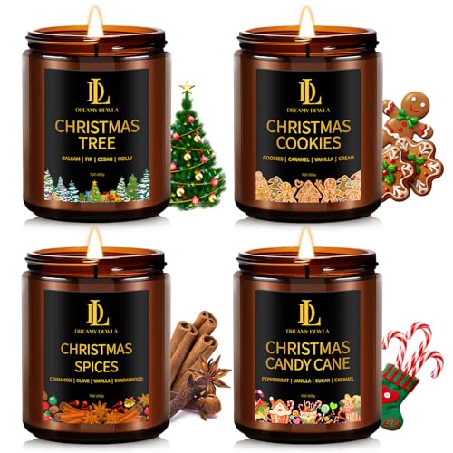 4 Pack Scented Soy Candles U8337