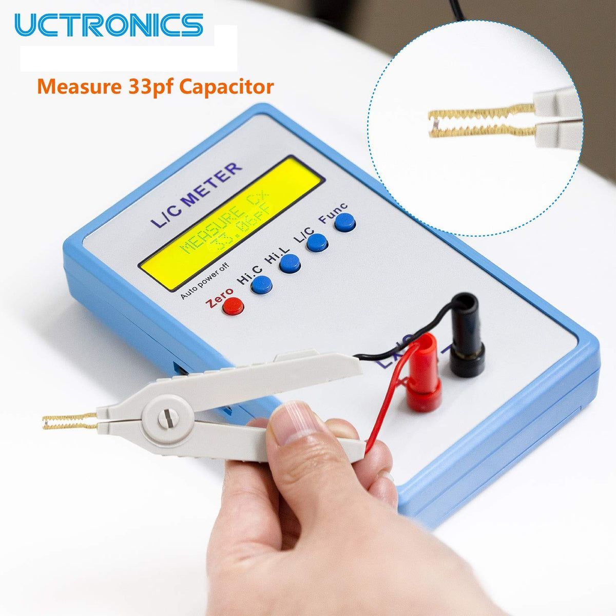 Handheld LC Inductor Capacitor Tester Meter Kit R241266