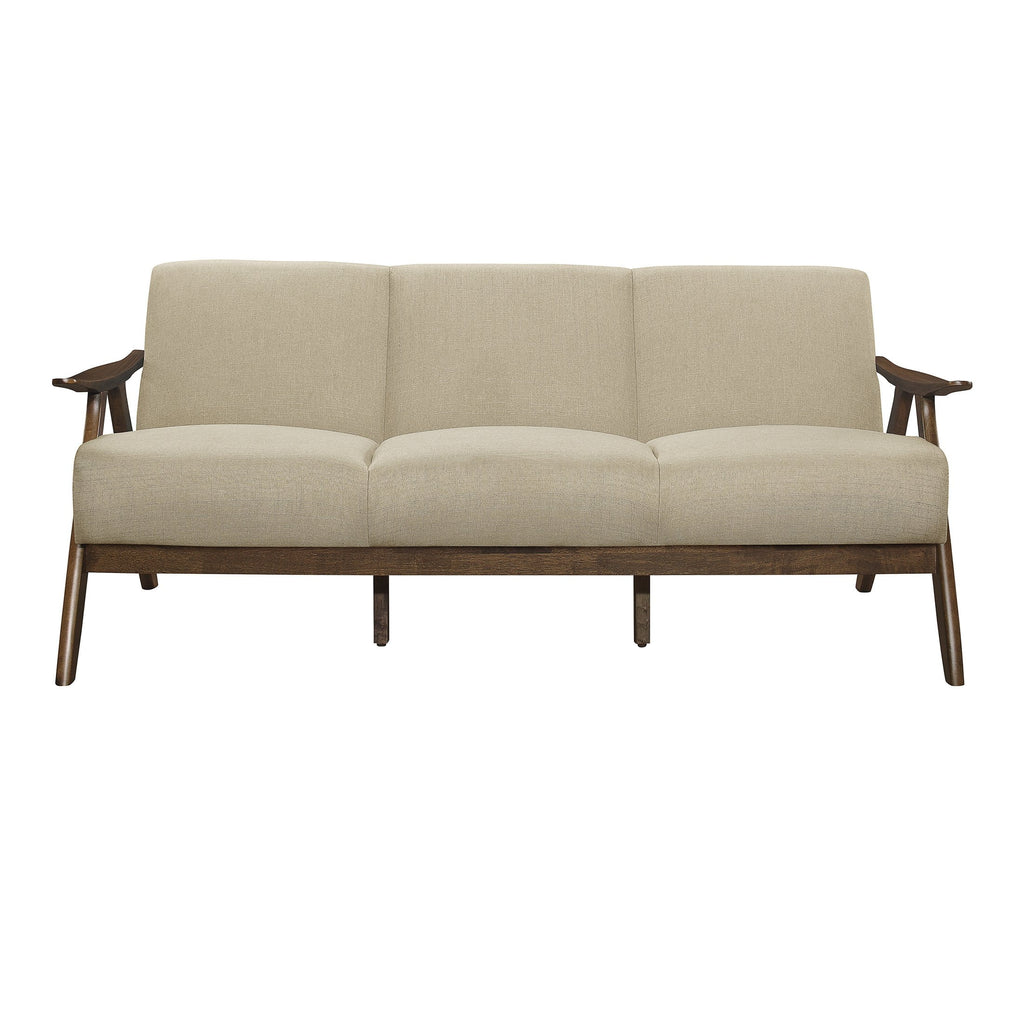 Light Brown Fabric Sofa H505524