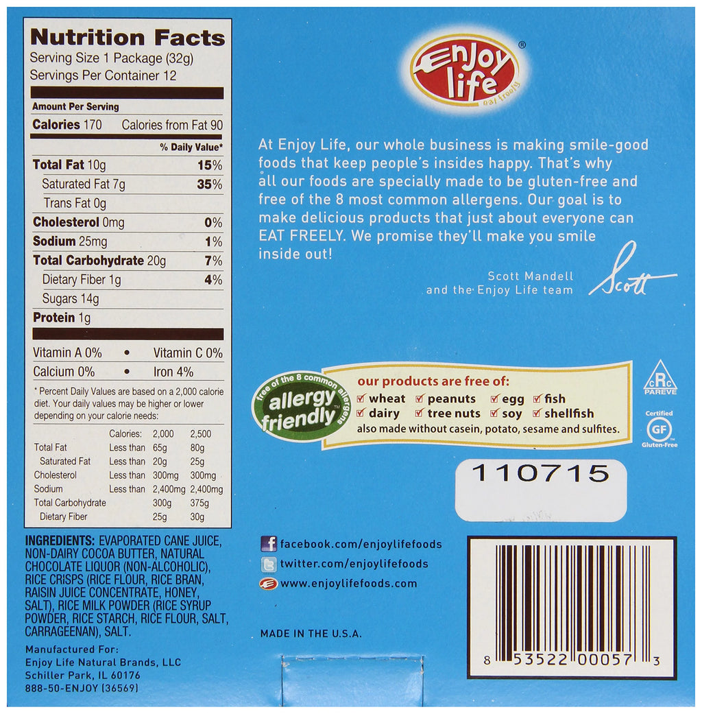 Milk Chocolate Crispy Rice Bar 24x1.12 OZ U100