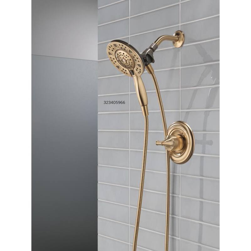 Single-Handle 4-Spray Shower Faucet in Champagne Bronze R708802
