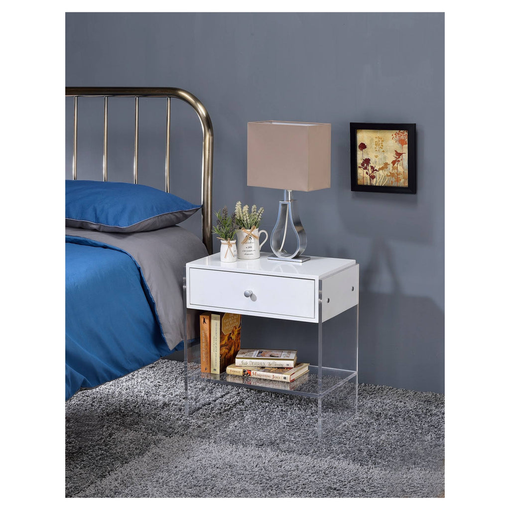 Dalas End Table with Drawer W858141
