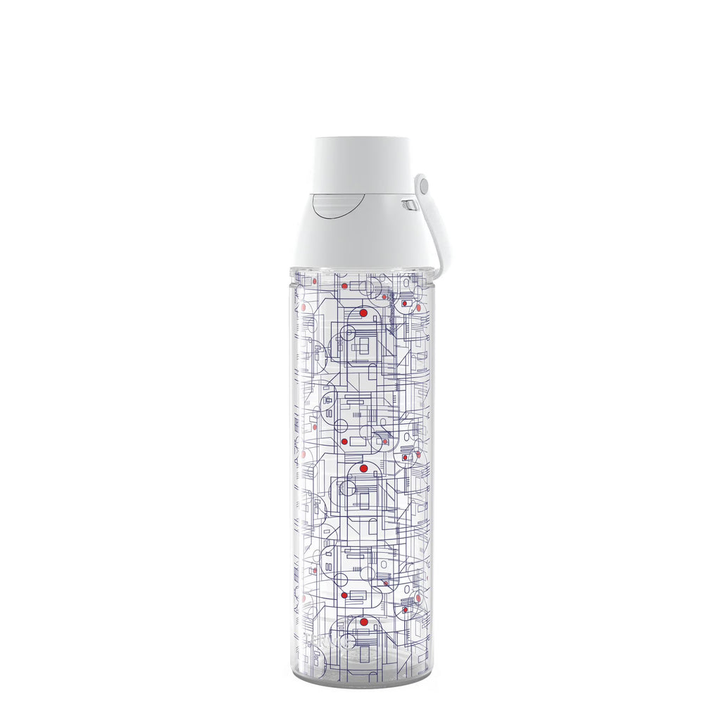 Star Wars R2D2 Double Walled Insulated Tumbler Travel Cup, 24oz Venture Lite Water Bottle H88281