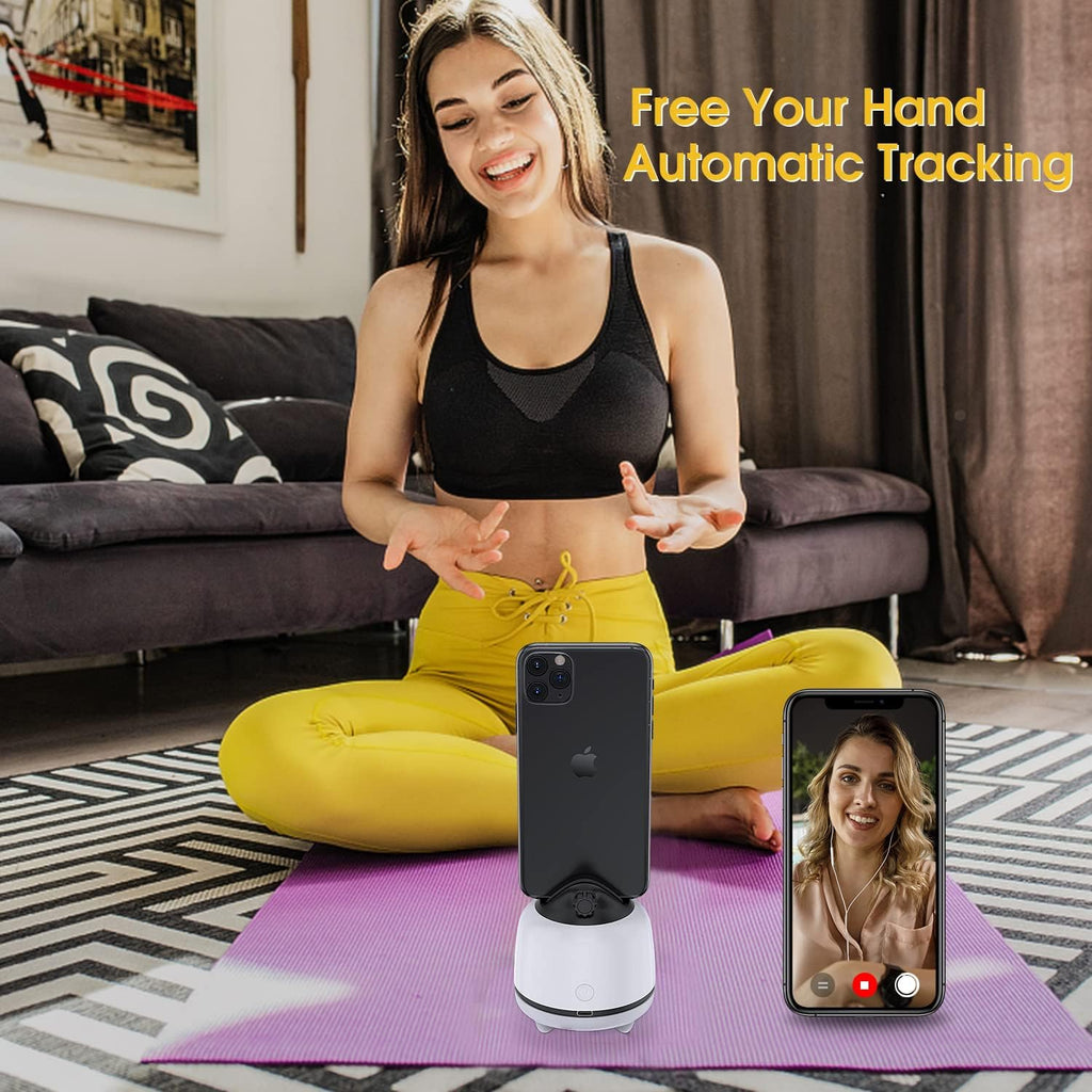 White 360° Rotation Motion Sensor Phone Holder, Pack of 2 T103891