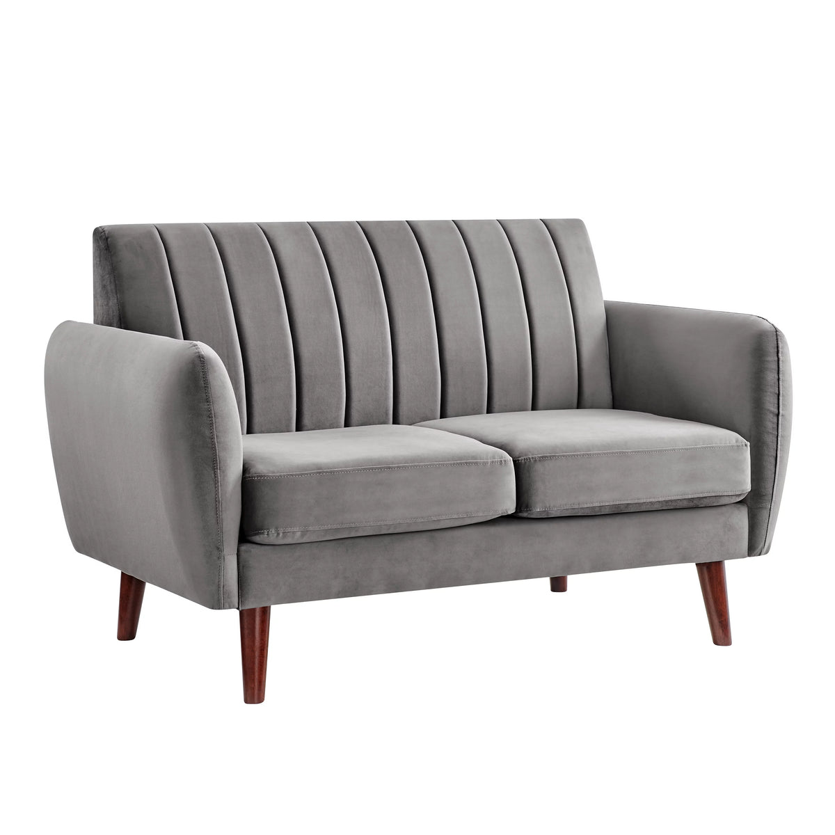 Grey Flannel Sofa and Loveseat Set V539