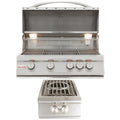 32 in. Natural Gas Grill & Side Burner Y17795