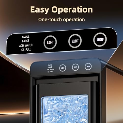Portable Countertop Ice Maker with Carry Handle U815