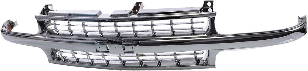 Chrome Grille Assembly for 2000-2006 Chevy 1500 2500 Suburban Tahoe Pickup SUV Q902436