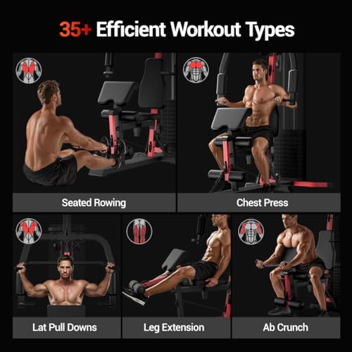 Home Gym Workout Station with 160LBS Weight Stack R72208