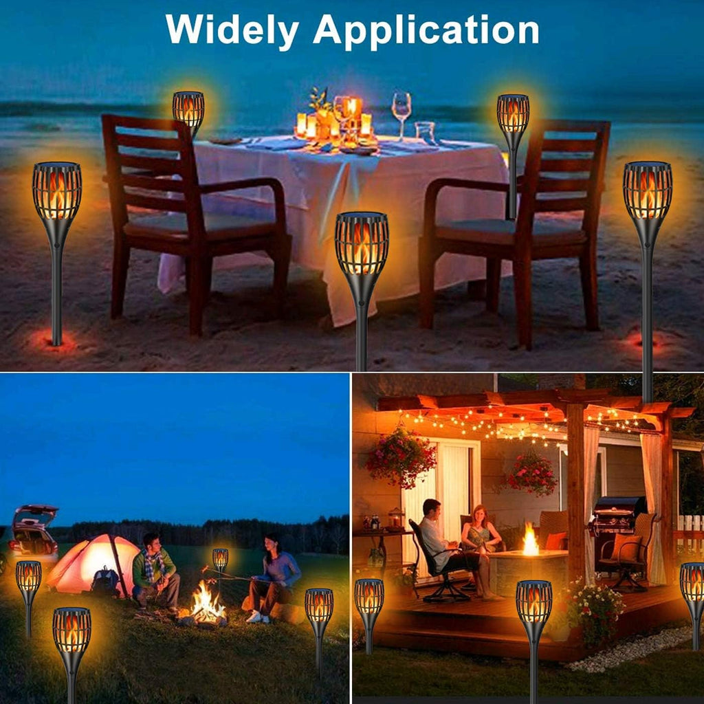 Solar Torch Lights with Flickering Flames A975541