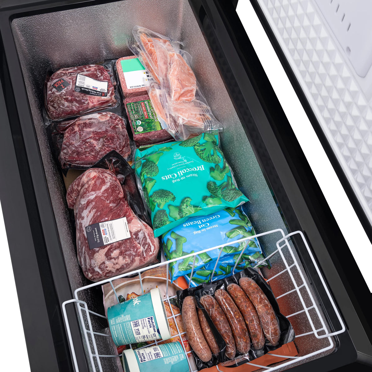6.7 Cu. Ft. Black Compact Chest Freezer C574082