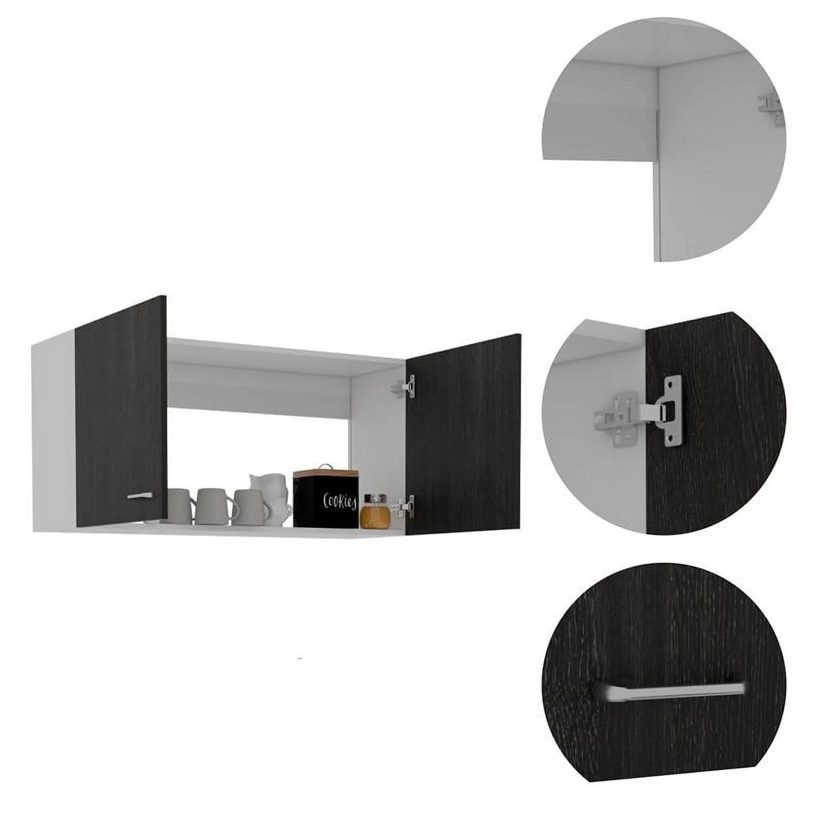 2-Piece Microwave Cabinet Set M543