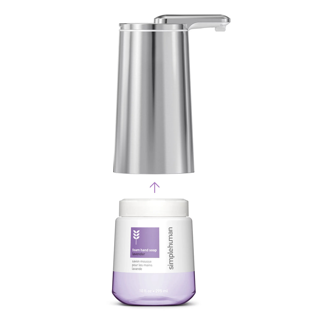 10 oz Touch-Free Automatic Sensor Foam Soap Dispenser Brushed Stainless Steel C85989