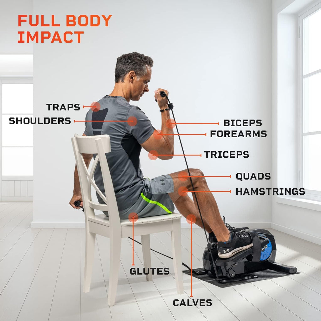 Mini Elliptical Desk Cycle with Adjustable Resistance D816