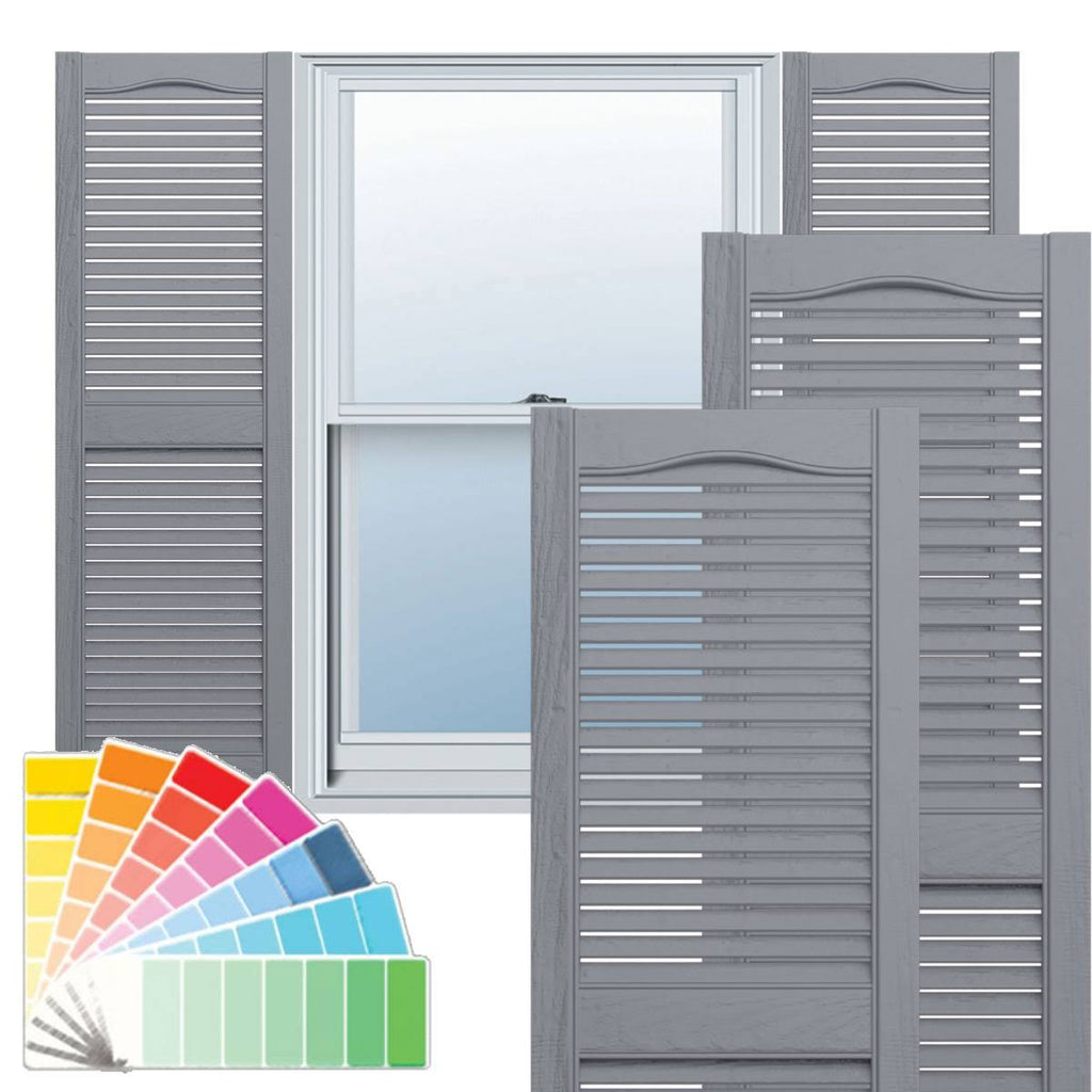Lifetime Vinyl Open Louver Shutters J6957