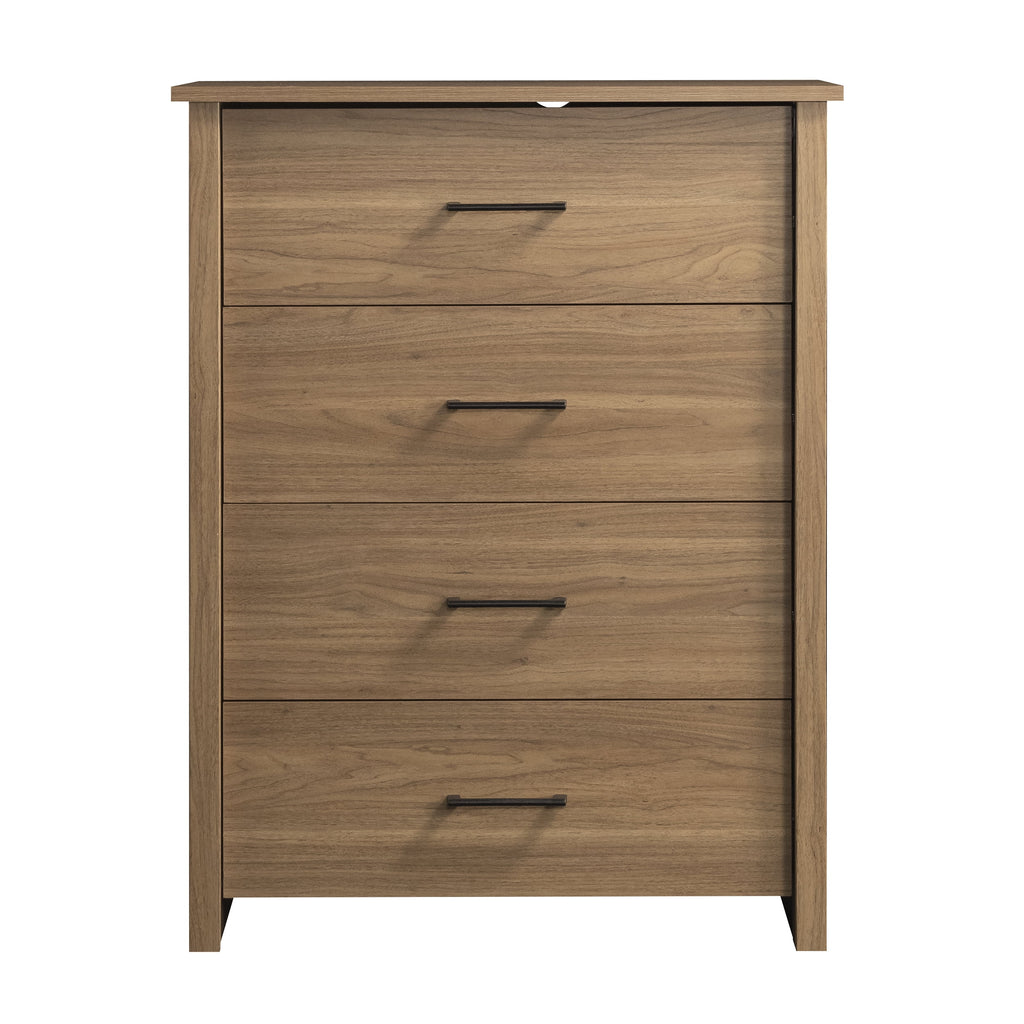 4 Drawer Walnut Finish Dresser D88189