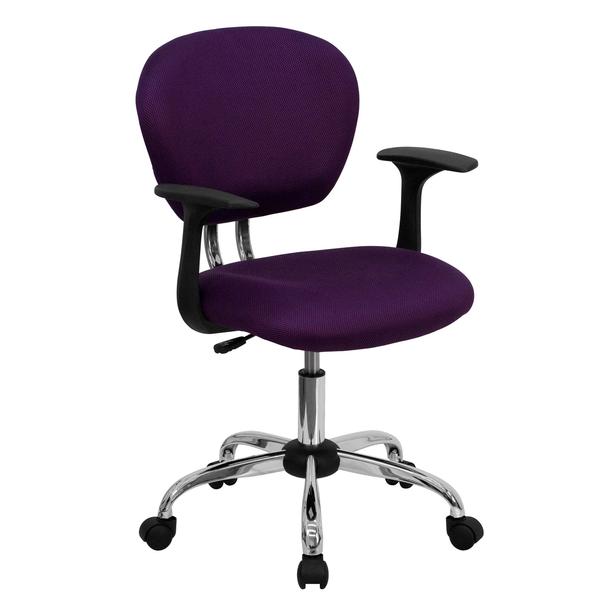 Purple Mesh Swivel Office Chair W723751