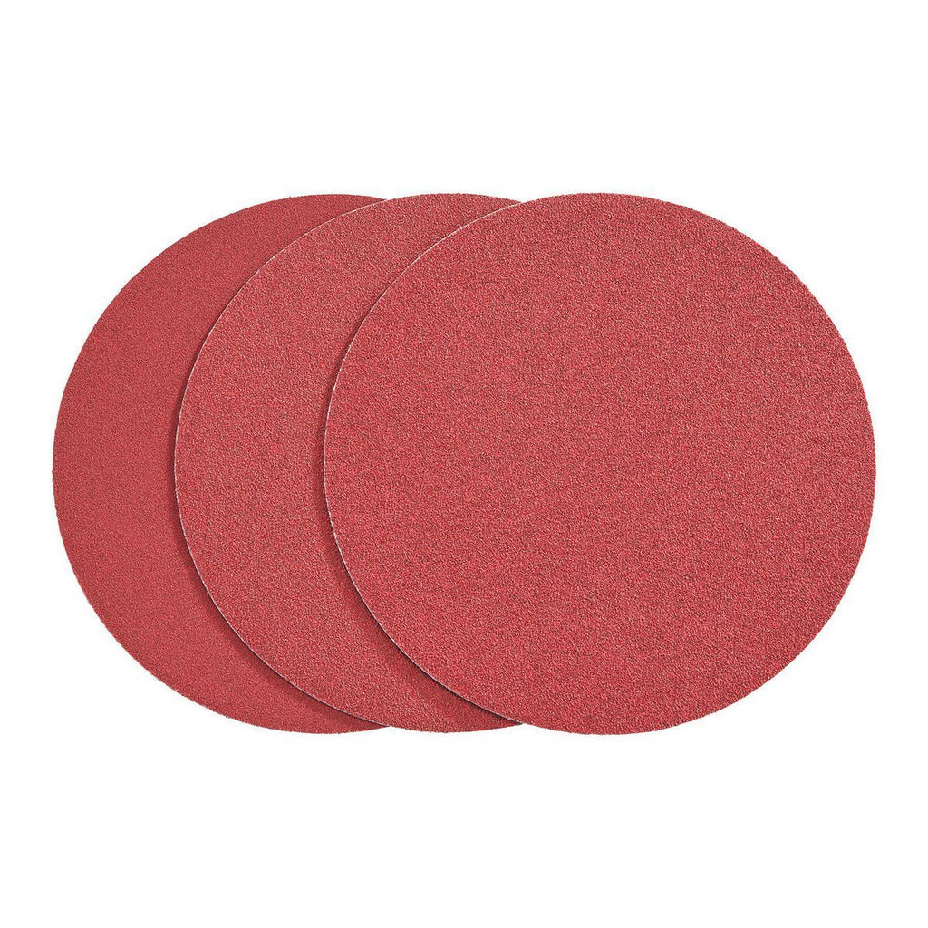 9 in. 60, 80, 120 Grit PSA Sanding Discs with Zirconia Alumina Grain, 3 Piece V61941