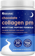 Chocolate Nighttime Collagen Peptides Powder with Magnesium, GABA, L-Theanine and Melatonin E4994