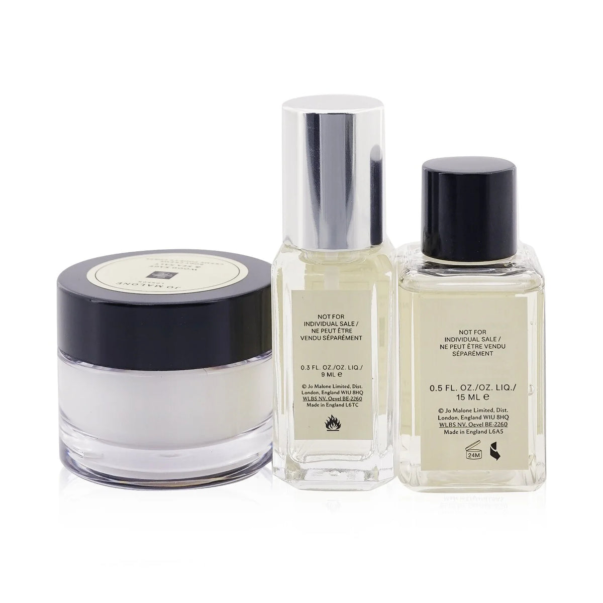 English Oak & Hazelnut Cologne 9ml, Grapefruit Body & Hand Wash 15ml, Wood Sage & Sea Salt Body Cream 15ml 3pcs Q798143