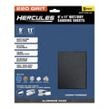 9 in. x 11 in. 220 Grit Wet/Dry Sanding Sheets 5-Pack U1794