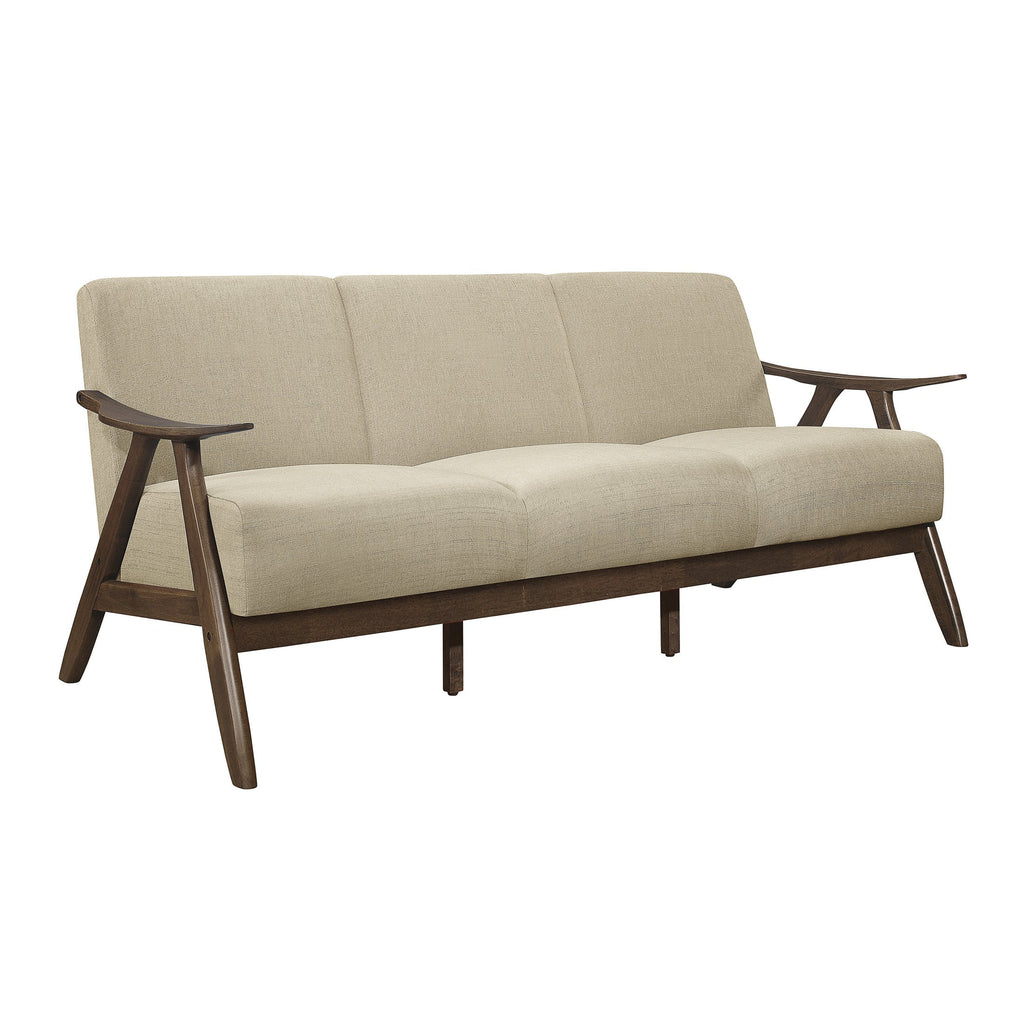 Light Brown Fabric Sofa H505524