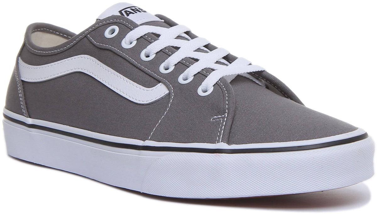 Grey Canvas Trainers J3375
