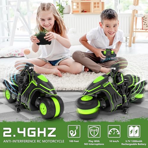 Remote Control Motorcycle with Rechargeable Battery W995