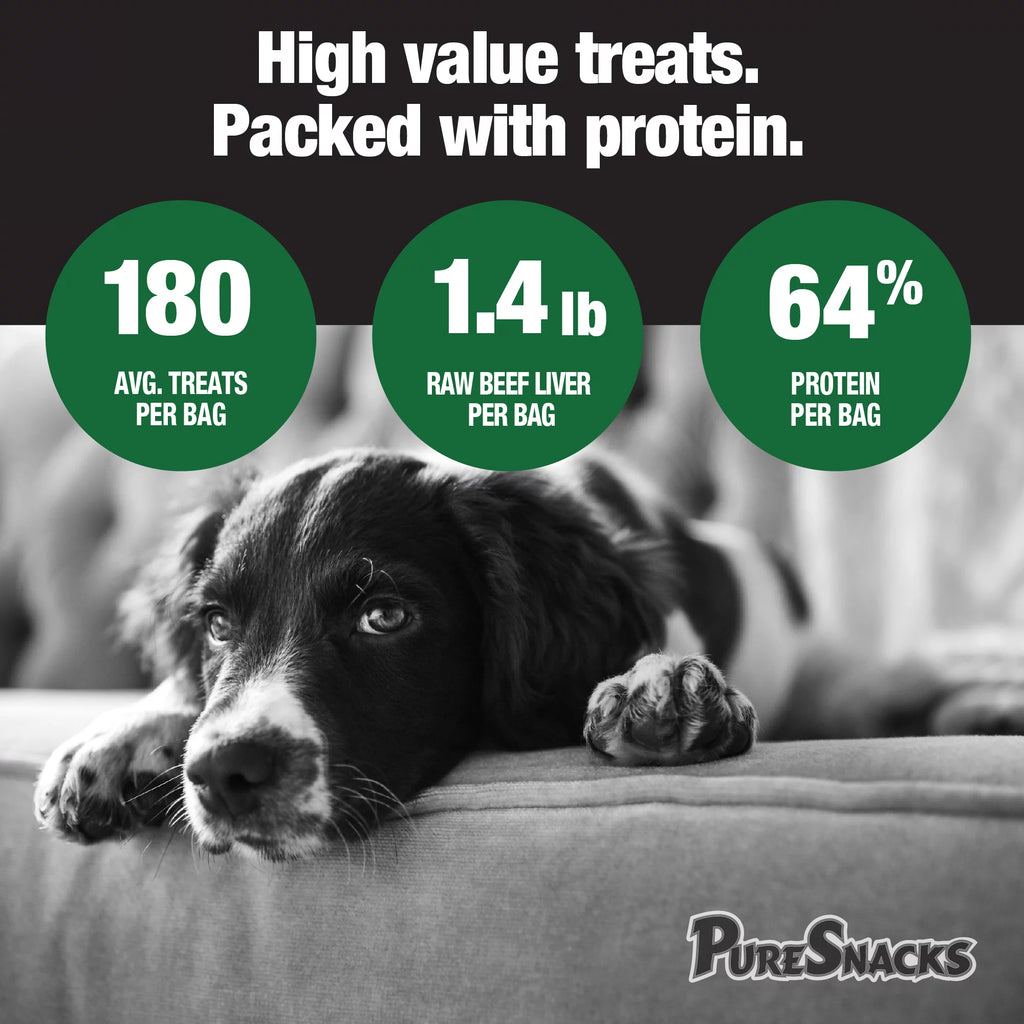 Beef Liver Freeze Dried Dog Treats 6.98 oz T4594