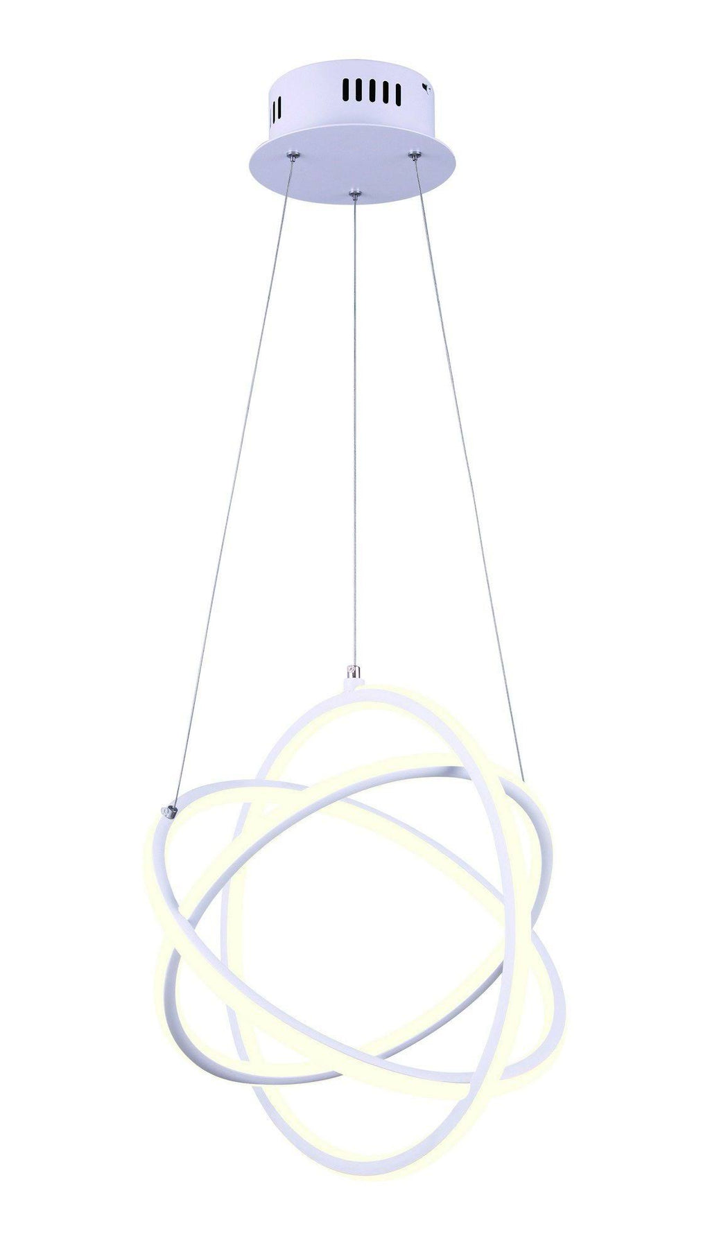Black LED Chandelier P324